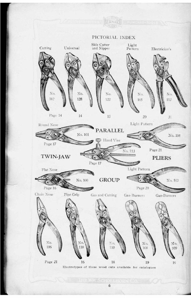 Bernard Pliers catalog